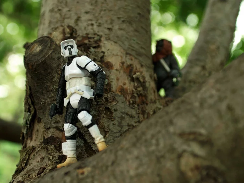 штурмовик, дерево, пистолет, star wars