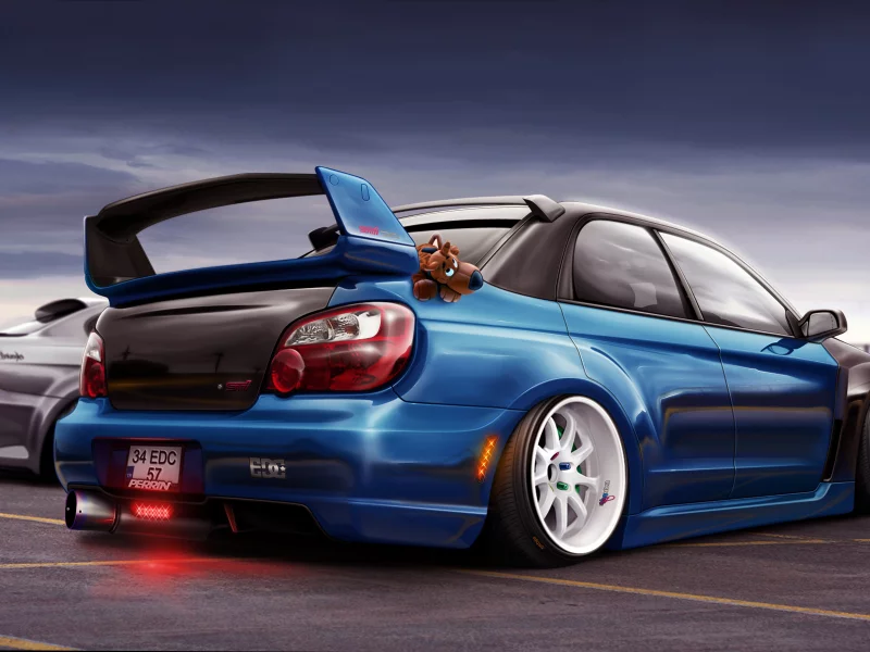 sti, стоянка, subaru, impreza, wrx