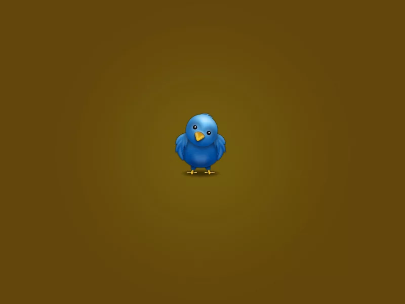 twitter wallpapers, минимализм, обои, птица, птицы, твиттер