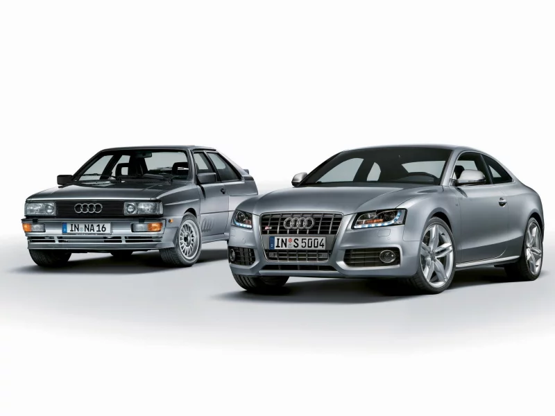с5, s5, coupe, ауди, mixed, купе, кватро, audi, and, спорткары, старый и новый, quattro, 1980
