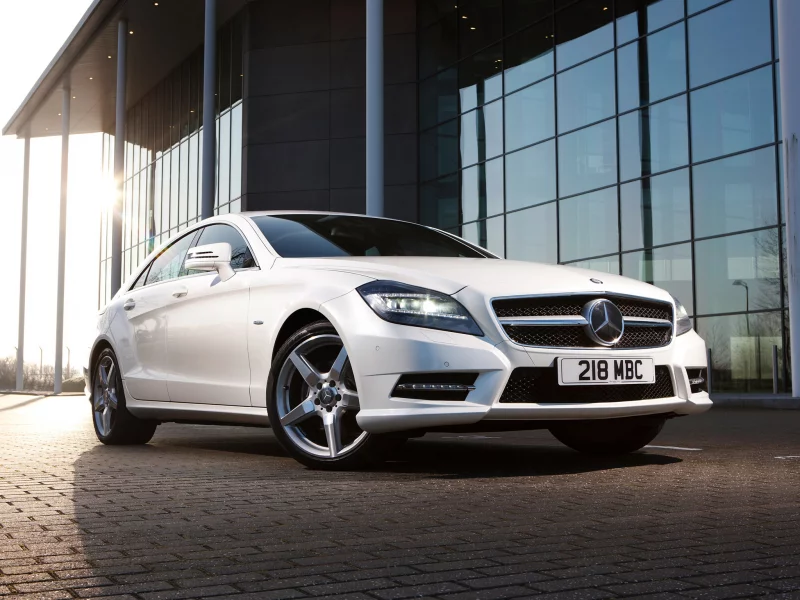 цлс, mercedes-benz, мерседес, cdi, белый, cls350, солнце, здание