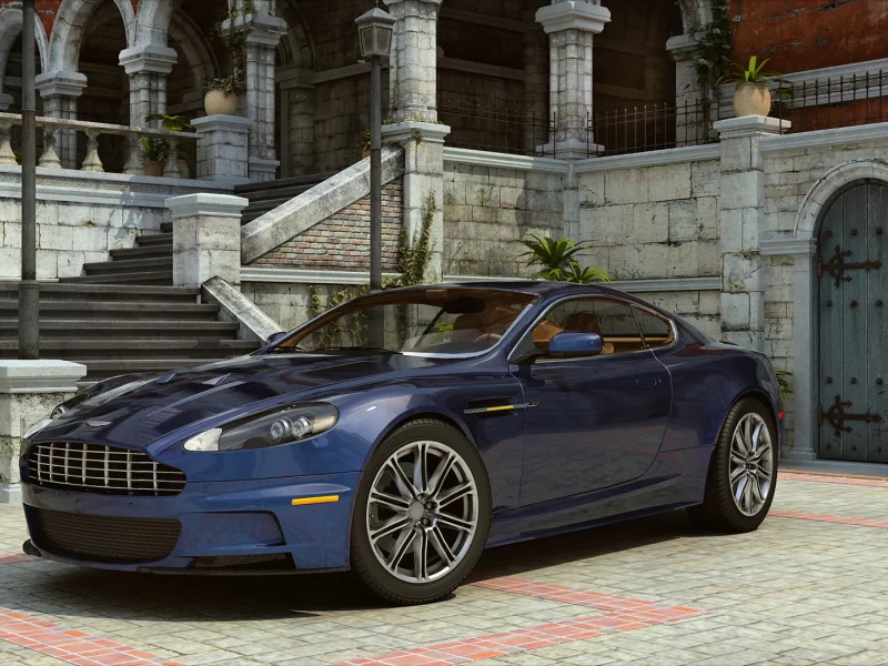 courtyard, aston martin, dbs