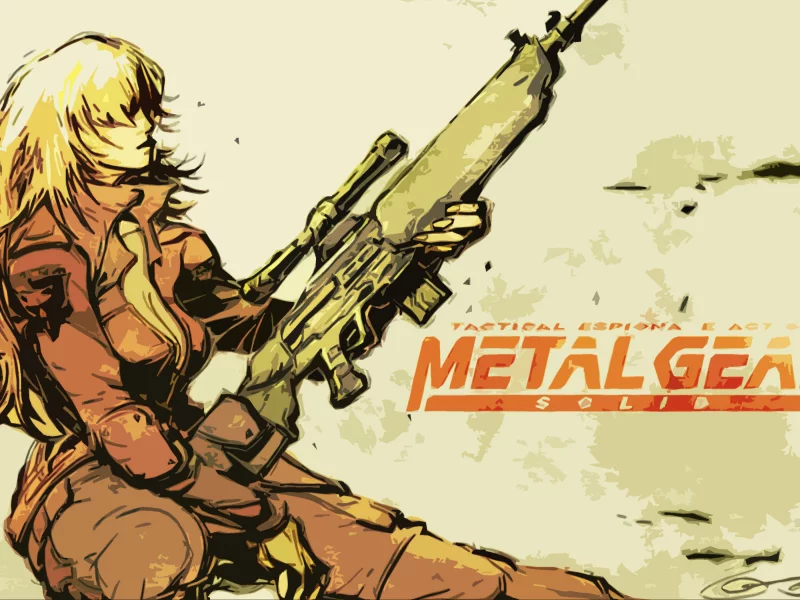 gear, винтовка, девушка, solid, metal