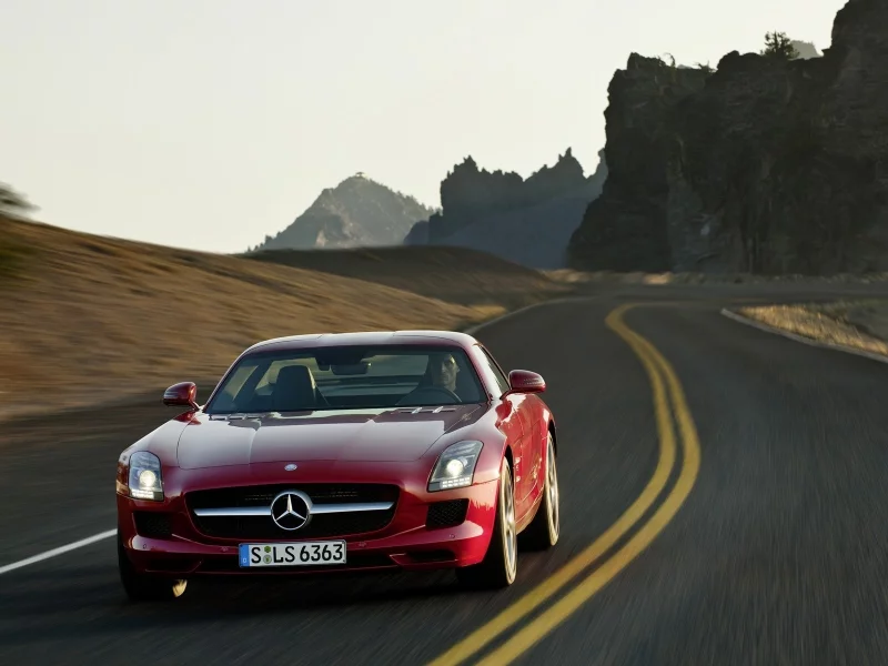 авто обои, mercedes, машины, sls, amg, мерседес слс амг