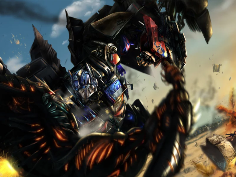 transformers, битва, взрывы