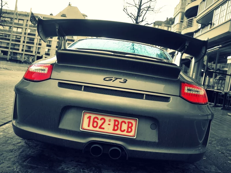 porsche911, задом, gt3