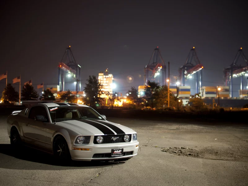 вечер, wallpapers auto, ford mustang, cars wall, обои авто, фото, city, auto, улица, gt, cars