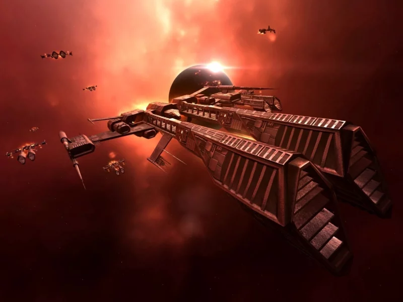 eve online, корабль, космос