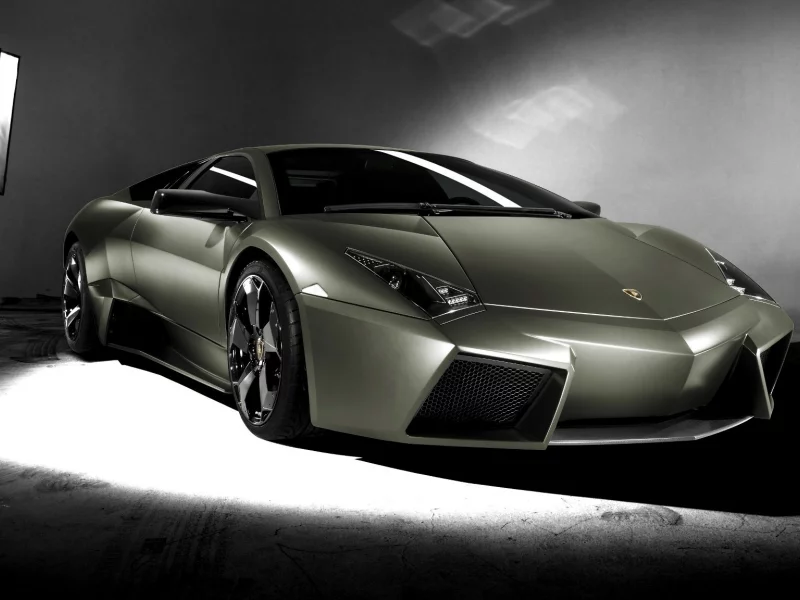 фон, lamborghini, салатовая, reventon
