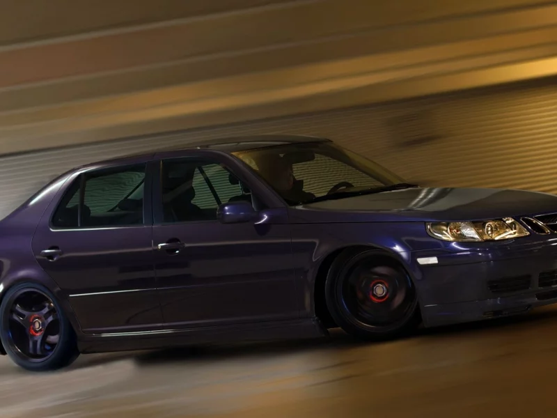 saab, 9-5, saab 9-5, saab 95, скорость, дрифт