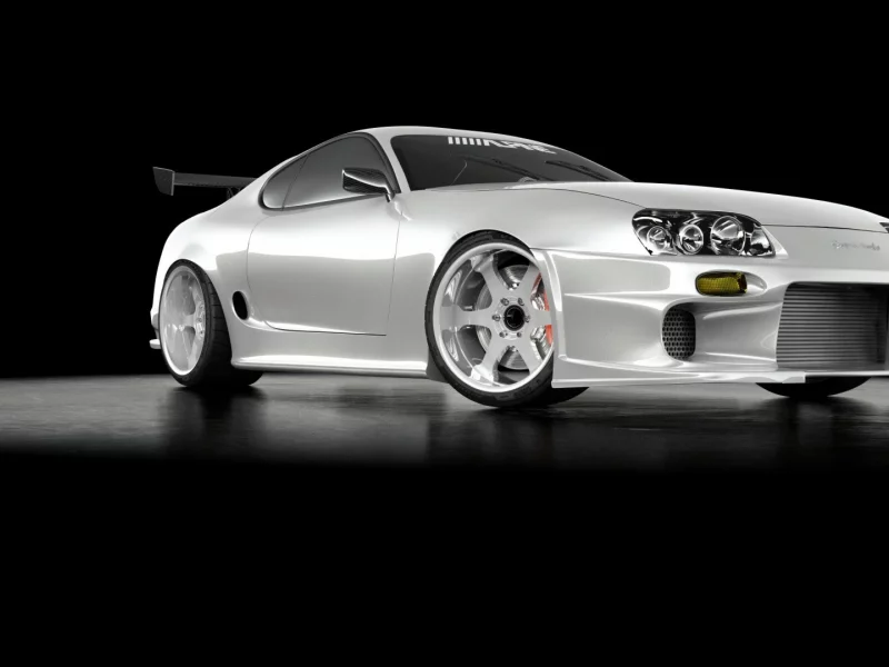 supra, white, turbo