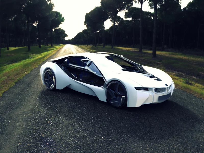 дорога, vision, dynamics, природа, машины, effecient, прототип, cars, bmw