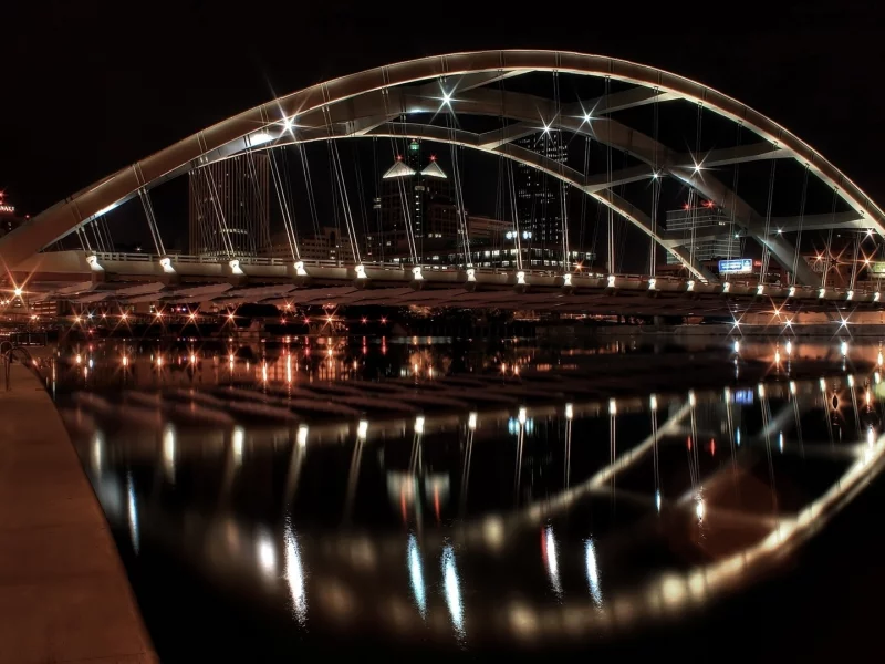 portland, мост, город