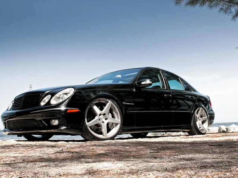 mercedes-benz, wallpapers, cars, e55, auto