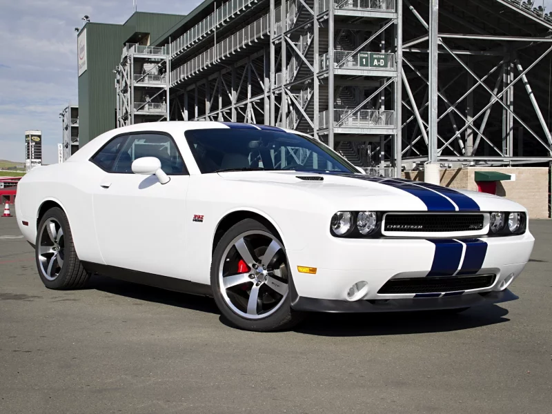 challenger, white, inaugural, srt8 392, передняя часть, edition, dodge