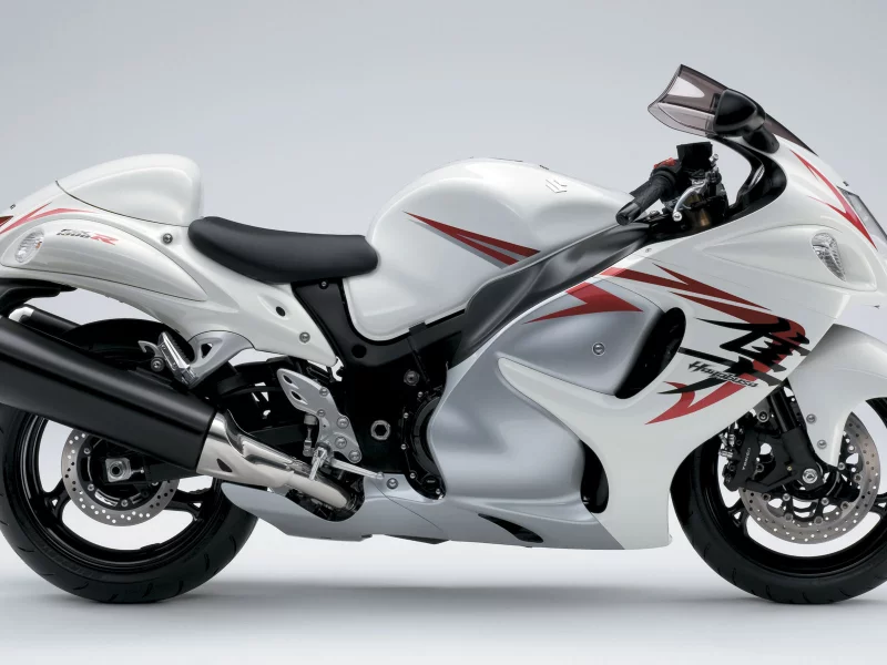 спортбайк, suzuki, профиль, вид