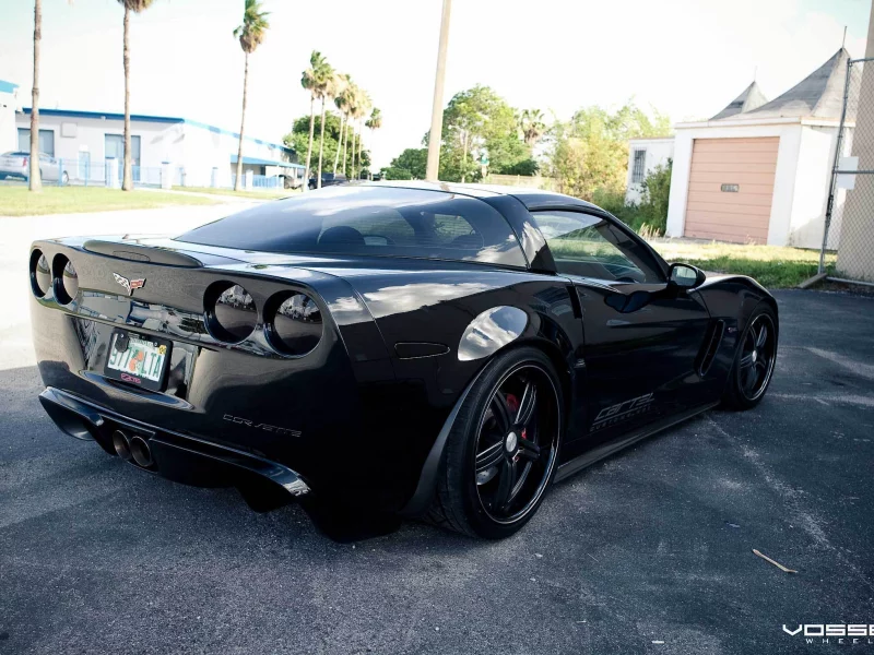 cars, машины, chevrolet, vossen, black