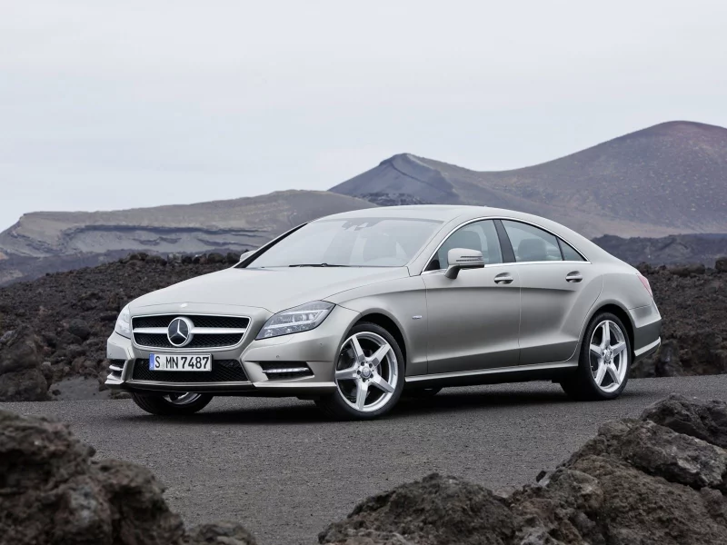 cls550, машины, мерседесы, камни, фото, benz, авто обои, mercedes