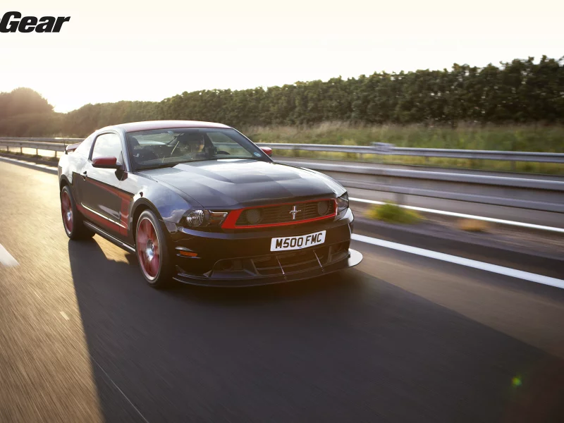 mustang, ford, muscle car, высшая передача, передок, top gear, тень, самая лучшая телепередача, boss 302, закат, laguna seca, автострада, топ гир, мускул кар