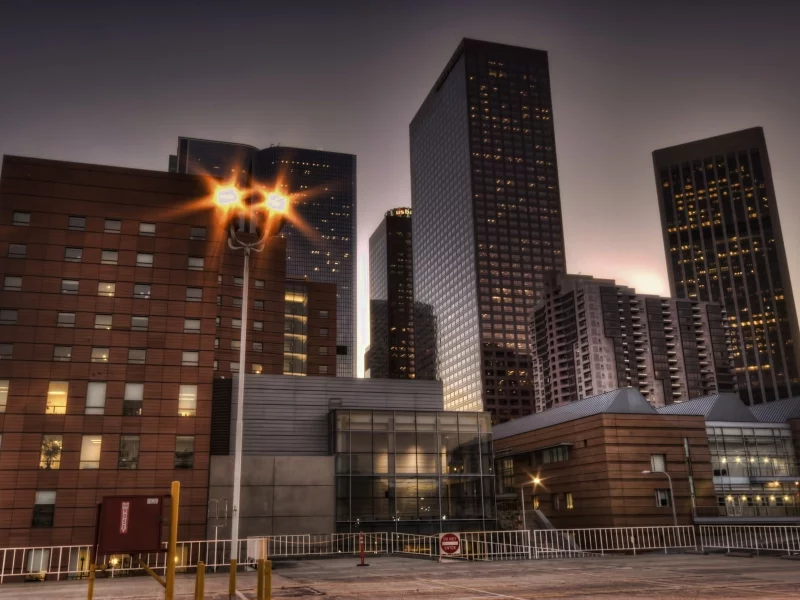 ночь, калифорния, usa, la, огни, night, buildings, california, los angeles, лос-анджелес