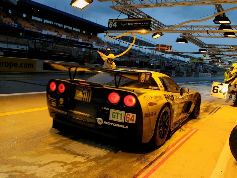 24 hours of le mans, john brooks, corvettec6r wide