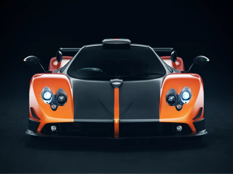 orange, zonda, cinque, pagani