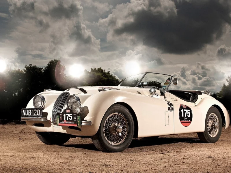 xk120 roadster, машина, ретро, jaguar