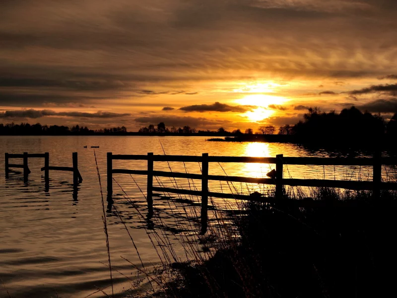 природа, пейзаж, озеро, вода