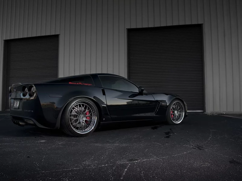 chevrolet corvette z06, гараж, тюнинг