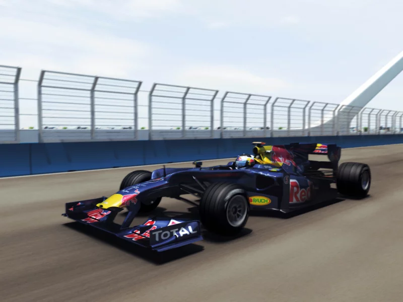 red bull rb6, болид, мост
