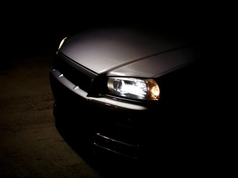 auto, wallpapers, r34, nissan, skyline, cars, темный фон, cars wall, обои авто