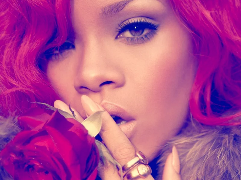 loud, роза, красноволосая, девушка, rihanna