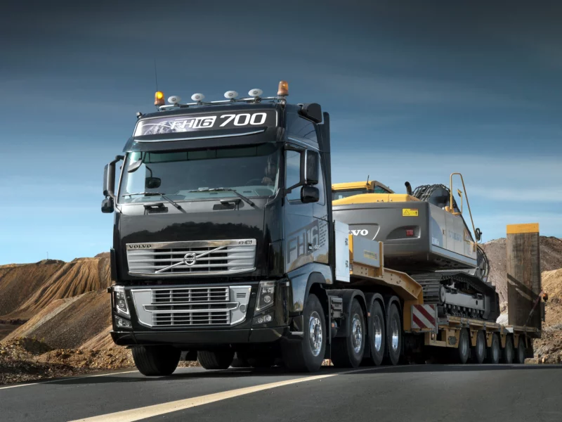 дорога, 700, fh16, volvo, экскаватор, горы, грузовик, швеция