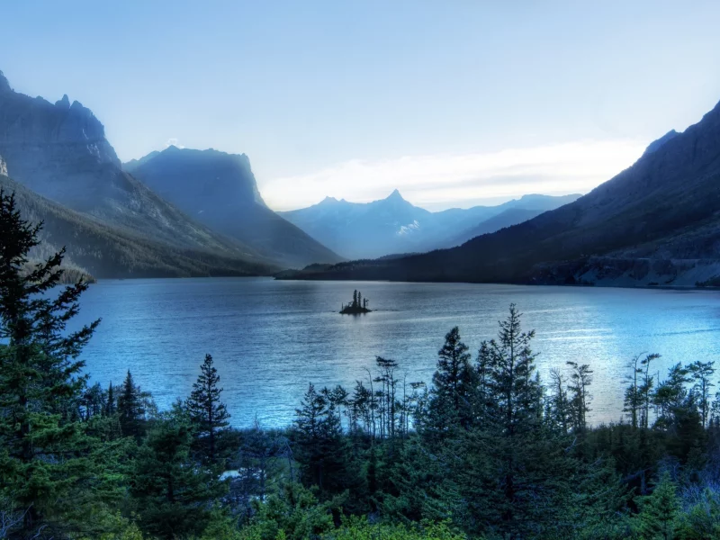 widescreen wallpapers, вода, hdr, горы, фото, пейзажи