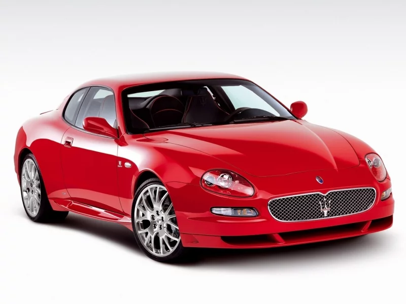 логотип, красная, maserati, решетка
