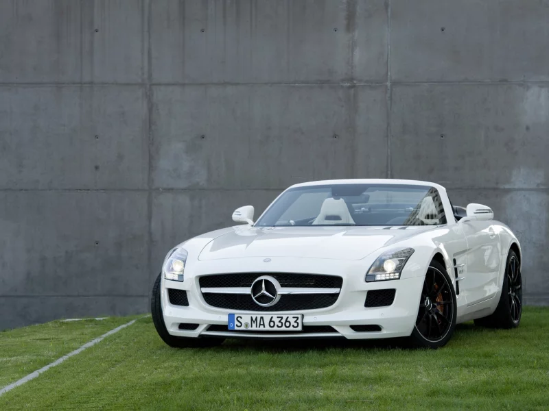 cars, white, авто, mercedes sls, mercedes