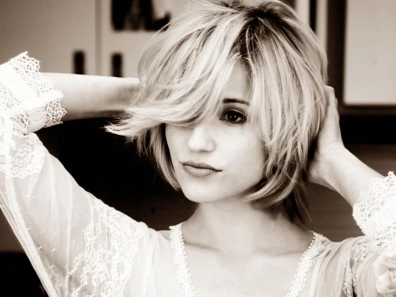 models, взгляд, aktris, модель, diana agron, обои девушки, фото, актриса, звезда, блондинка, чб, wallpapers