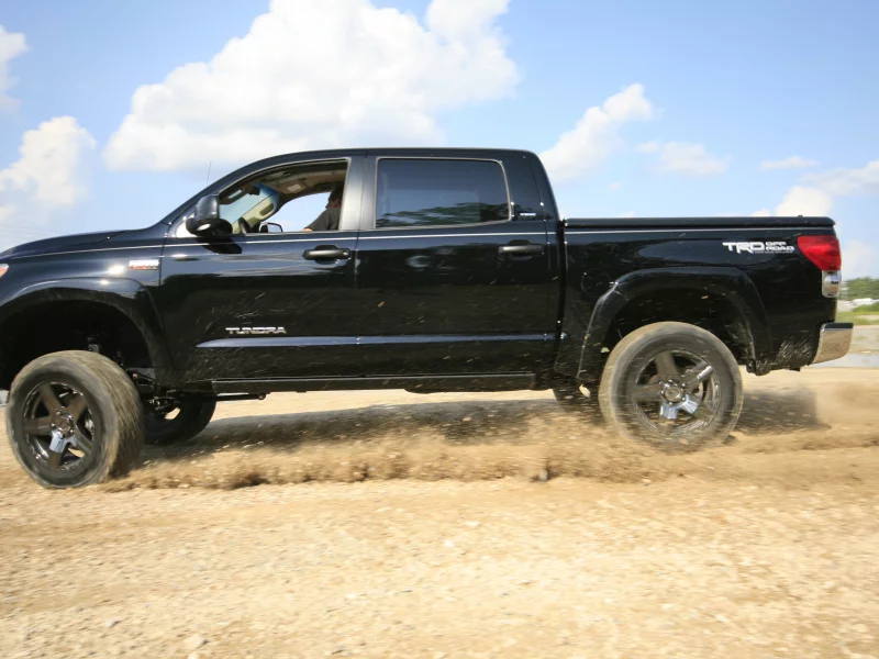 tundra, toyota, black, внедорожник