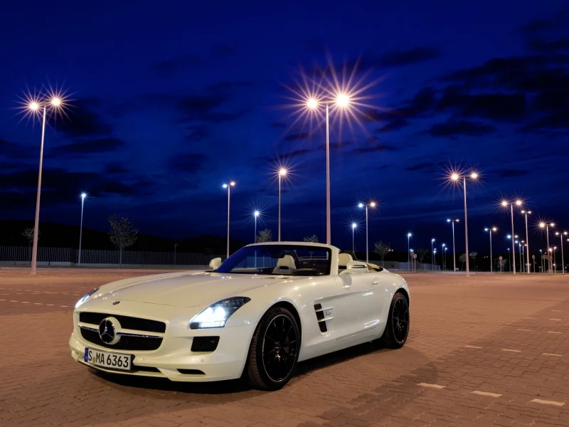 mercedes, roadster, amg, sls