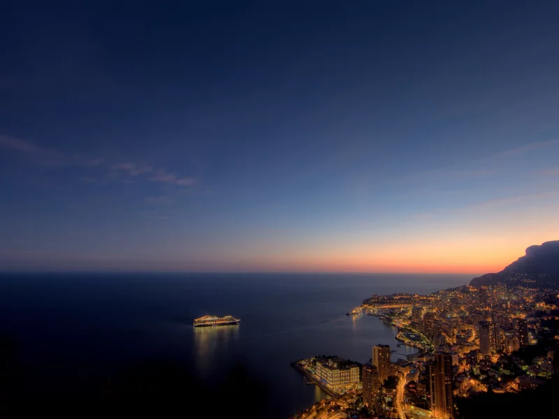 ночь, монако, monaco