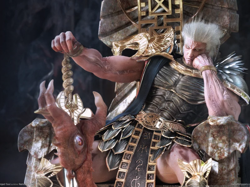 soulcalibur, трон, глаз, меч, мужик