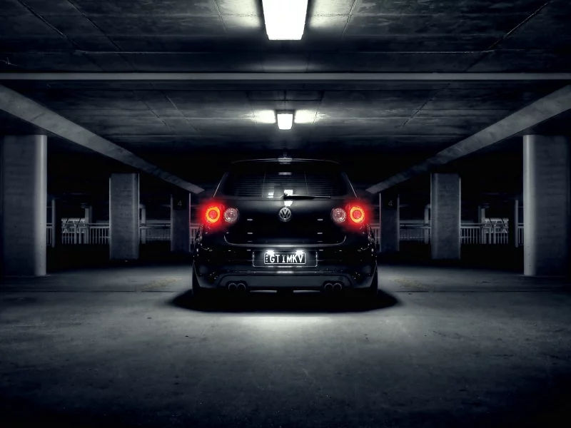 cars, parking, city, golf, gti, vw, wallpapers auto, desktop, wallpaper, volkswagen, auto