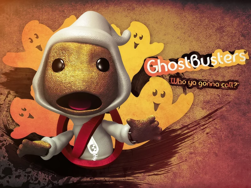 little big planet, призраки, креатив, ghostbusters