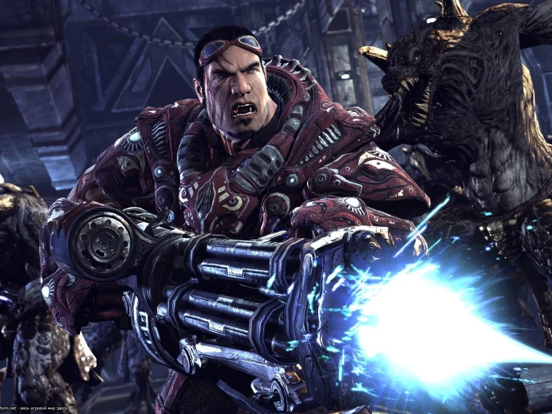 миниган, unreal_tournament_3, action, монстры
