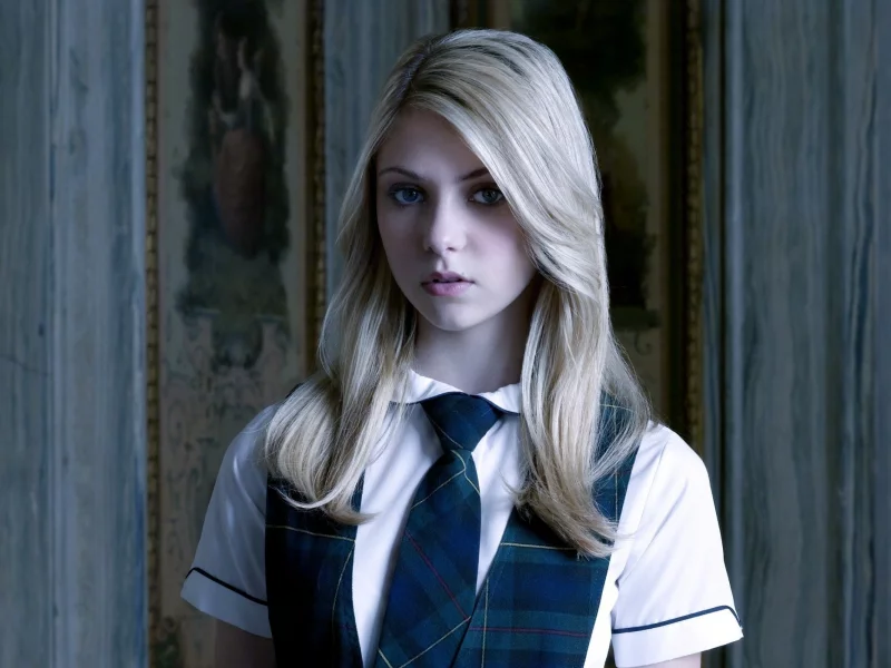взгляд, taylor momsen, галстук, девушка, форма