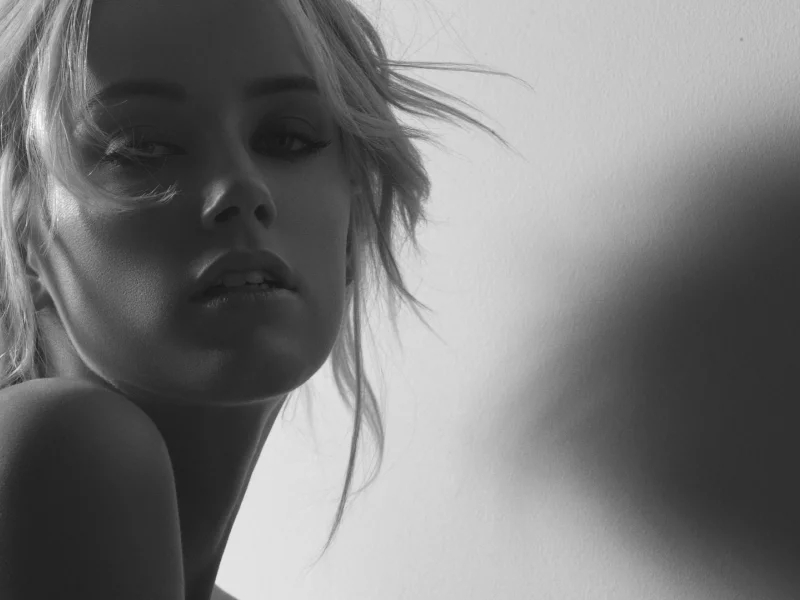 девушка, models, чб, актриса, фото, взгляд, amber herd