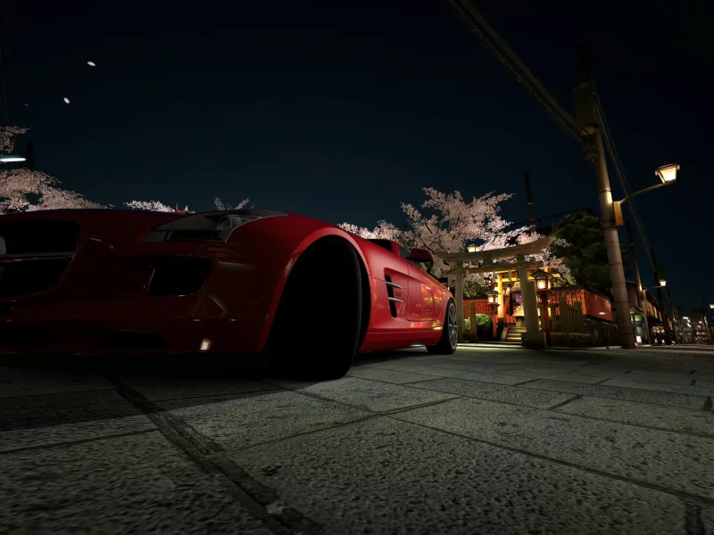 kyoto, gran turismo, benz, sls, amg, gt, mercedes