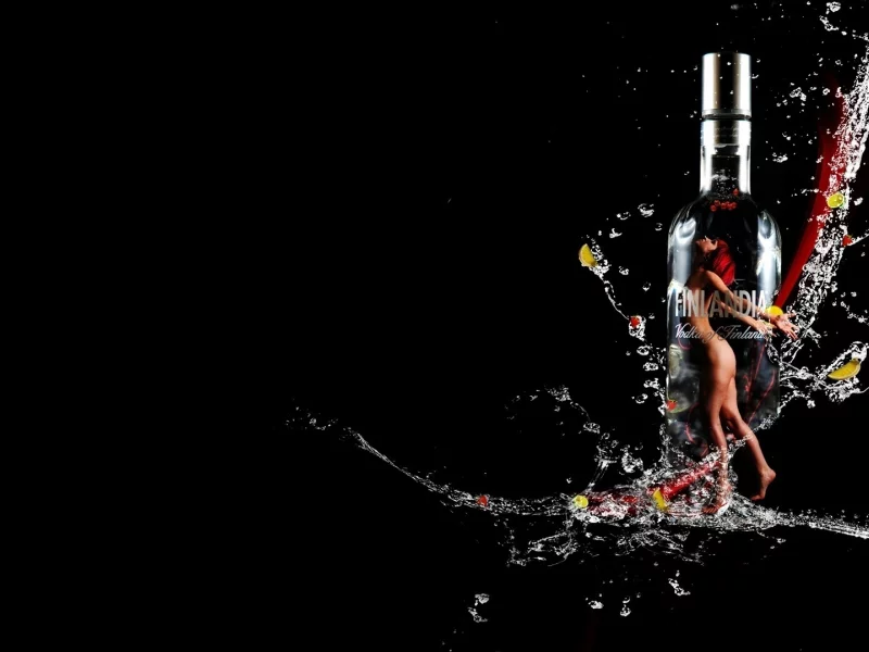 темно, бренд, финляндия, водка