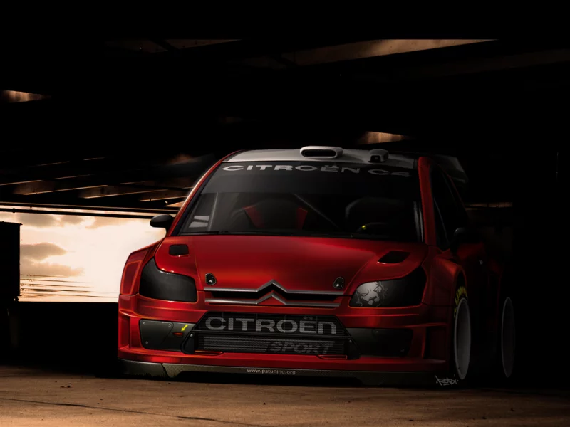 рисунок, тюнинг, citroen, c4