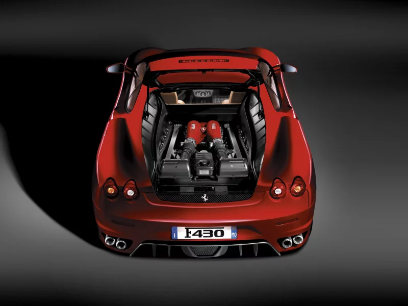 двигатель, мотор, сзади, f430